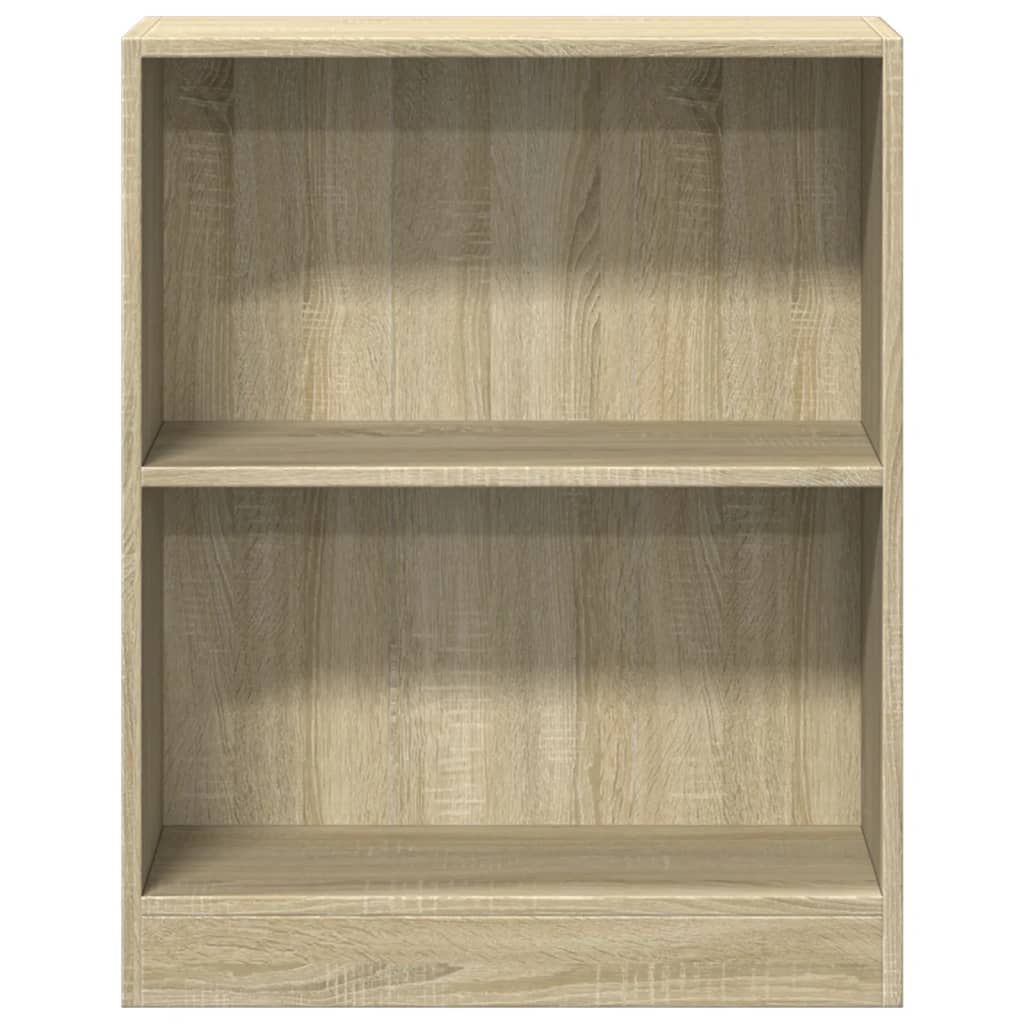 Bookshelf Sonoma Oak 60x24x76 cm Engineered Wood