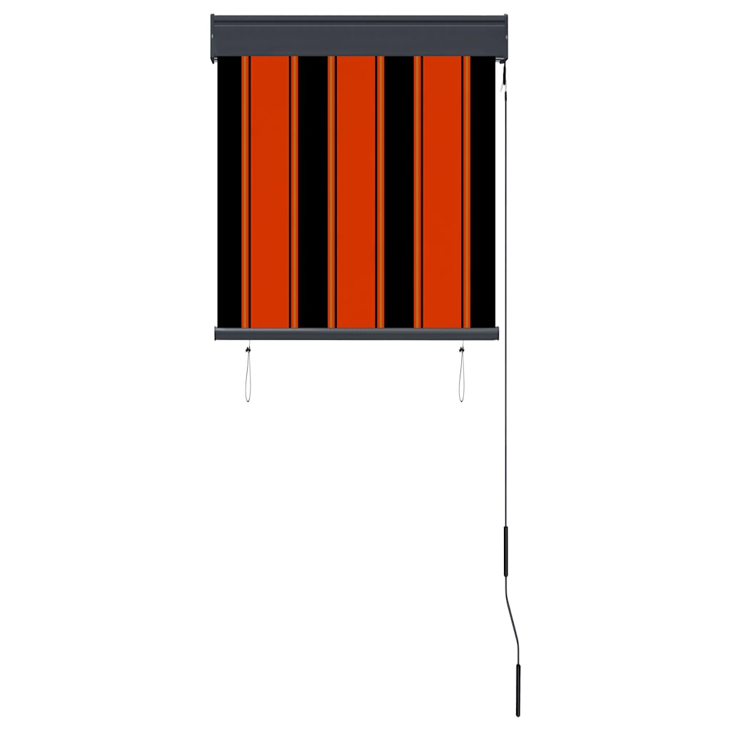 Outdoor Roller Blind 60x250 cm Orange and Brown