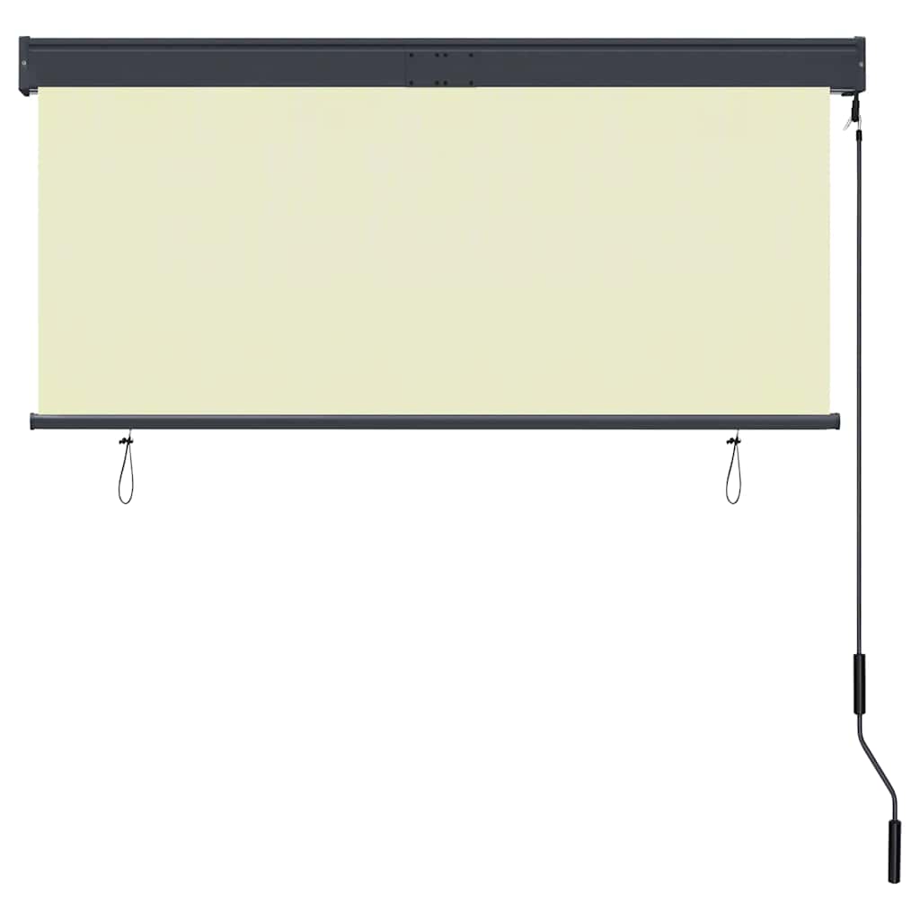 Outdoor Roller Blind 140x250 cm Cream