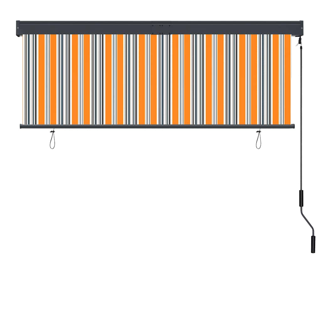 Outdoor Roller Blind 160x250 cm Yellow and Blue