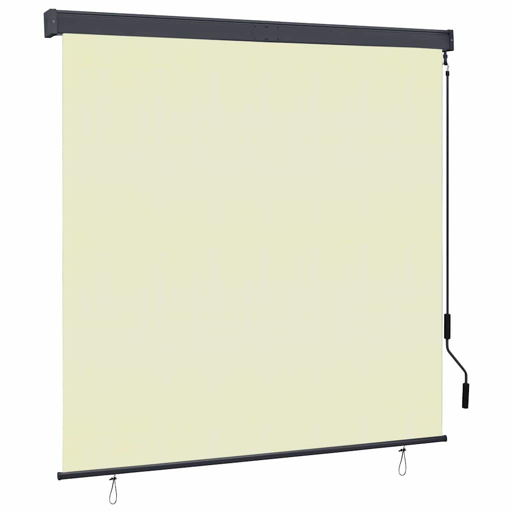 Outdoor Roller Blind 160x250 cm Cream
