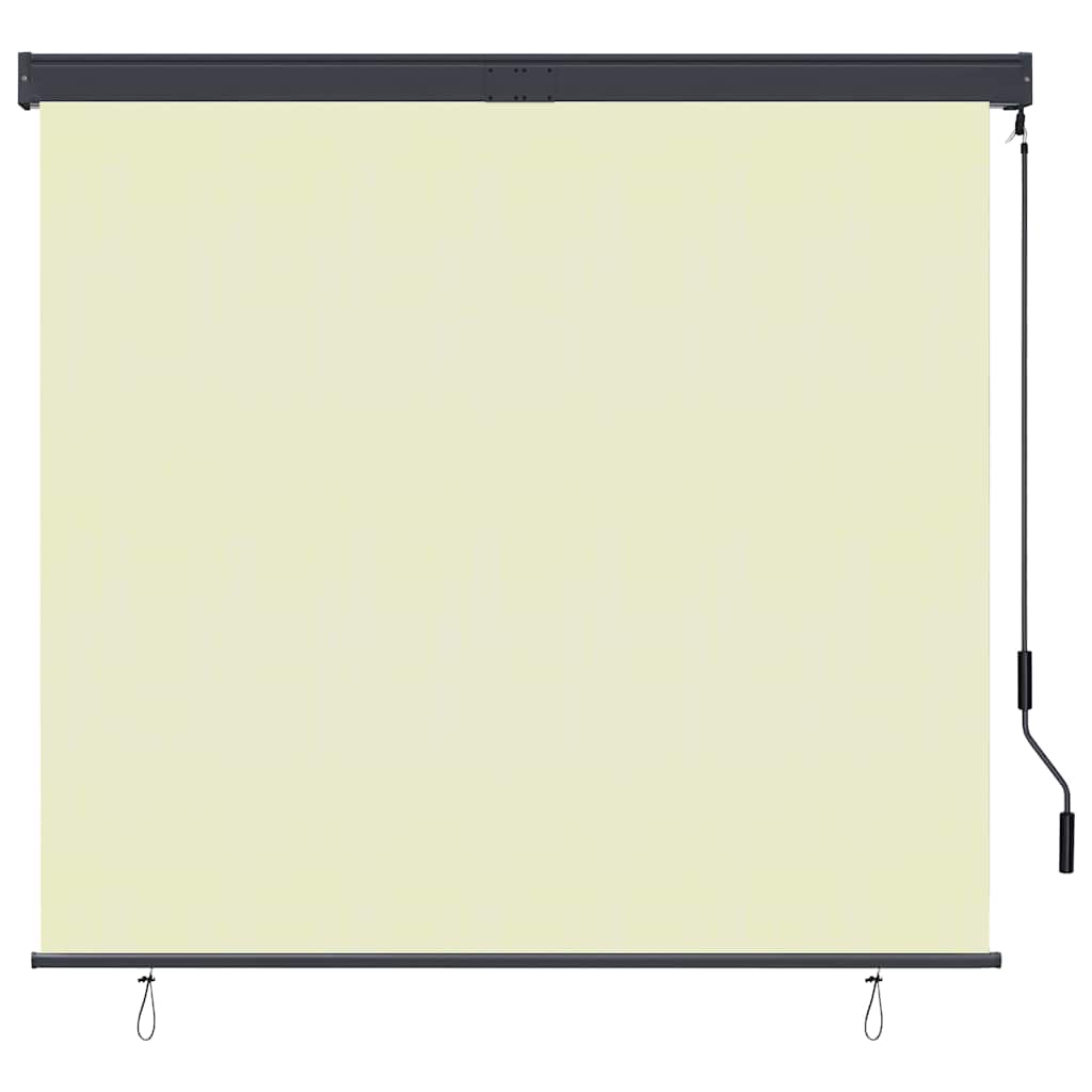 Outdoor Roller Blind 160x250 cm Cream