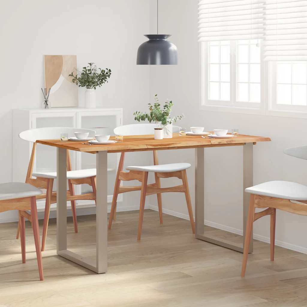 Dining Table 140x70x76 cm Solid Acacia Wood