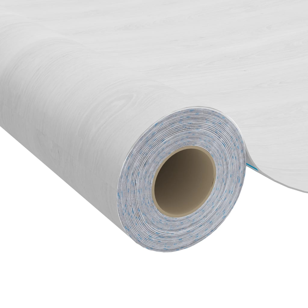 Self-adhesive Door Films 2 pcs White Wood 210x90 cm PVC