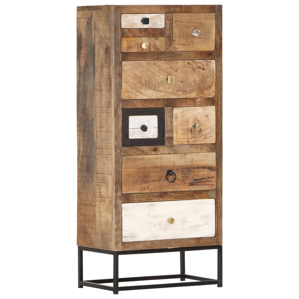Drawer Cabinet 45x30x105 cm Solid Reclaimed Wood
