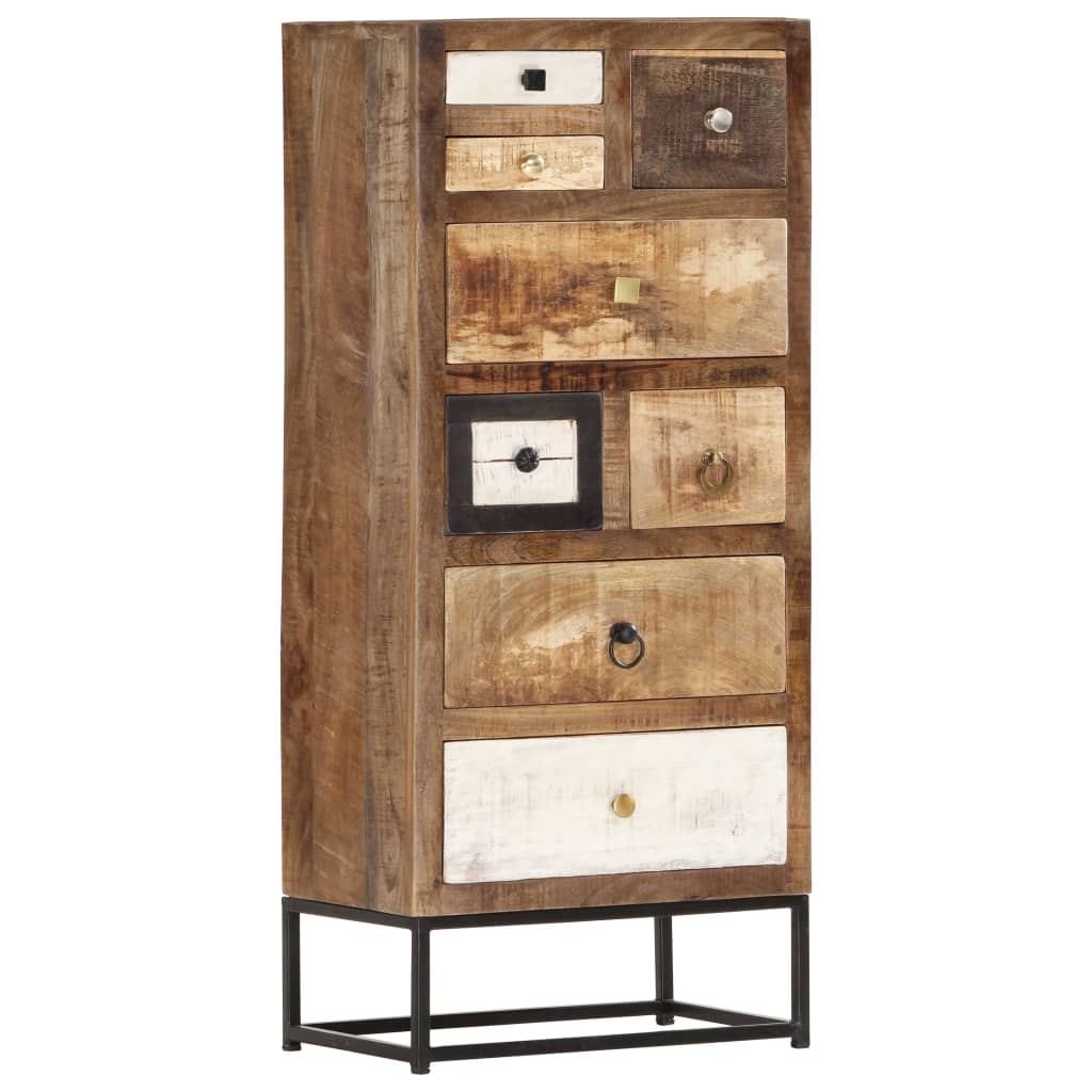 Drawer Cabinet 45x30x105 cm Solid Reclaimed Wood
