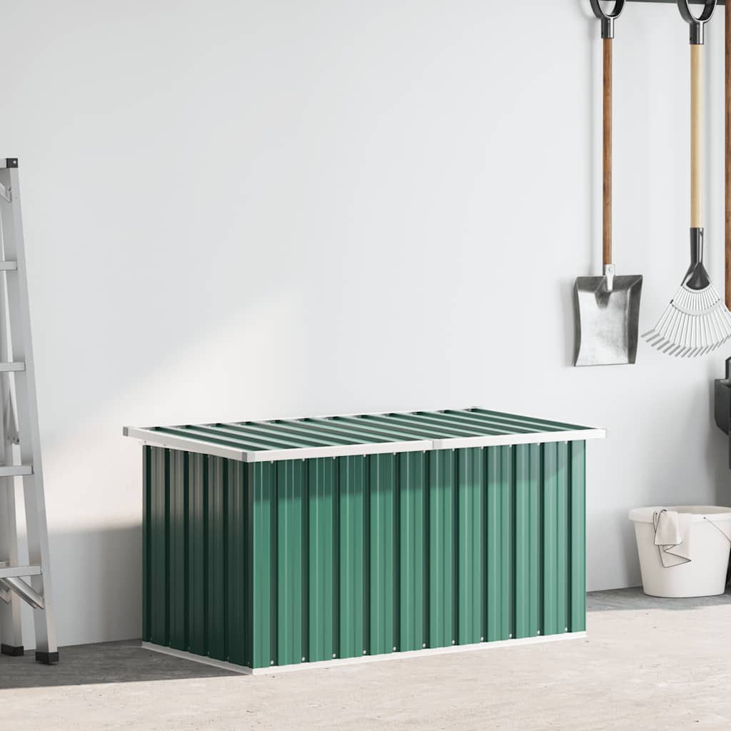 Garden Storage Box Green 129x67x65 cm