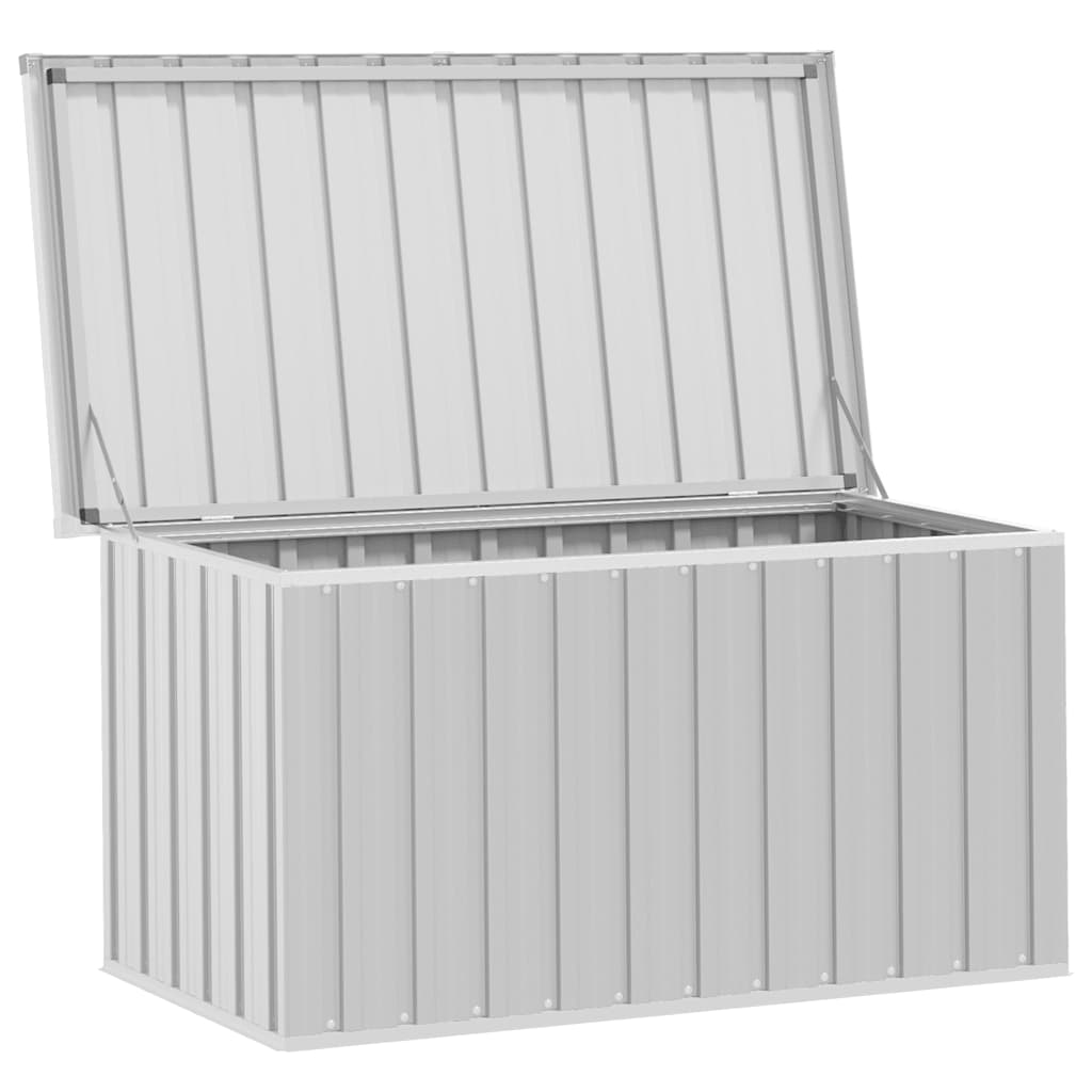 Garden Storage Box Grey 129x67x65 cm