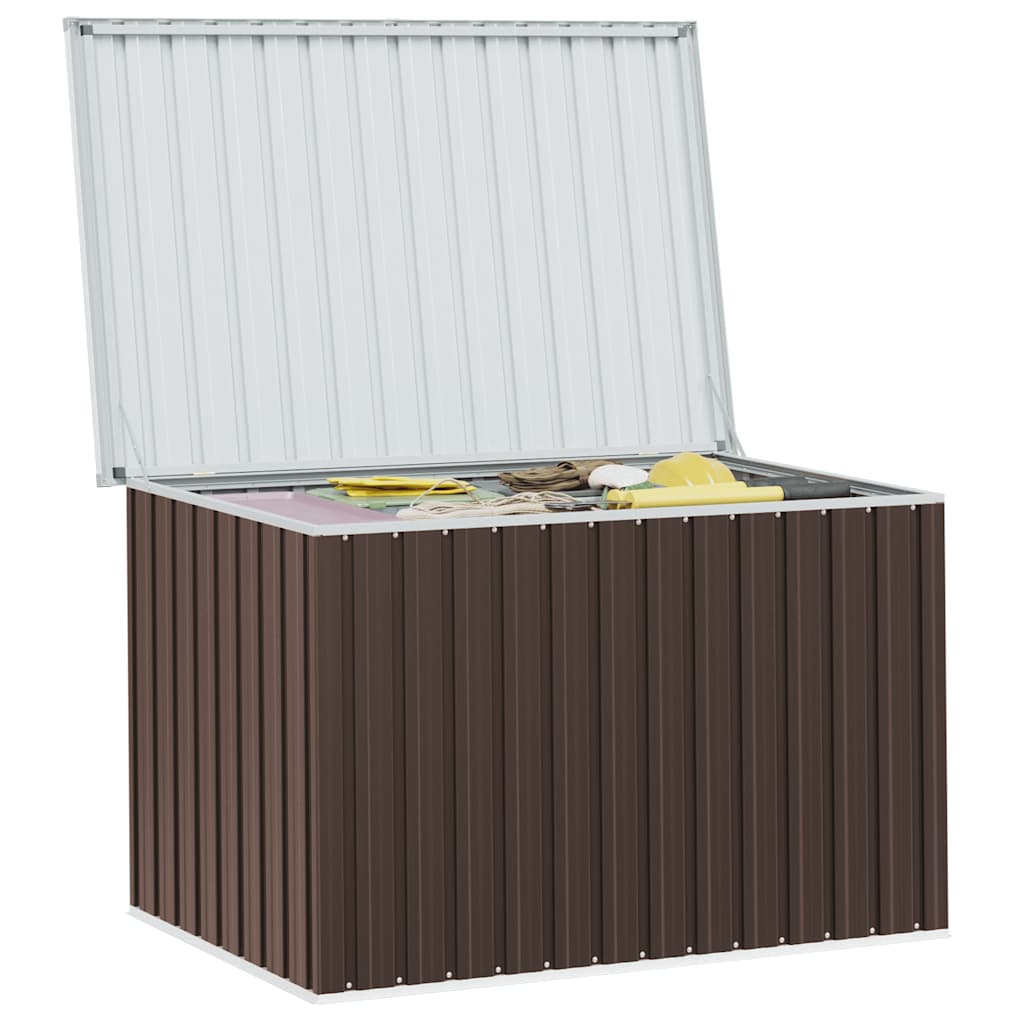 Garden Storage Box Brown 149x99x93 cm