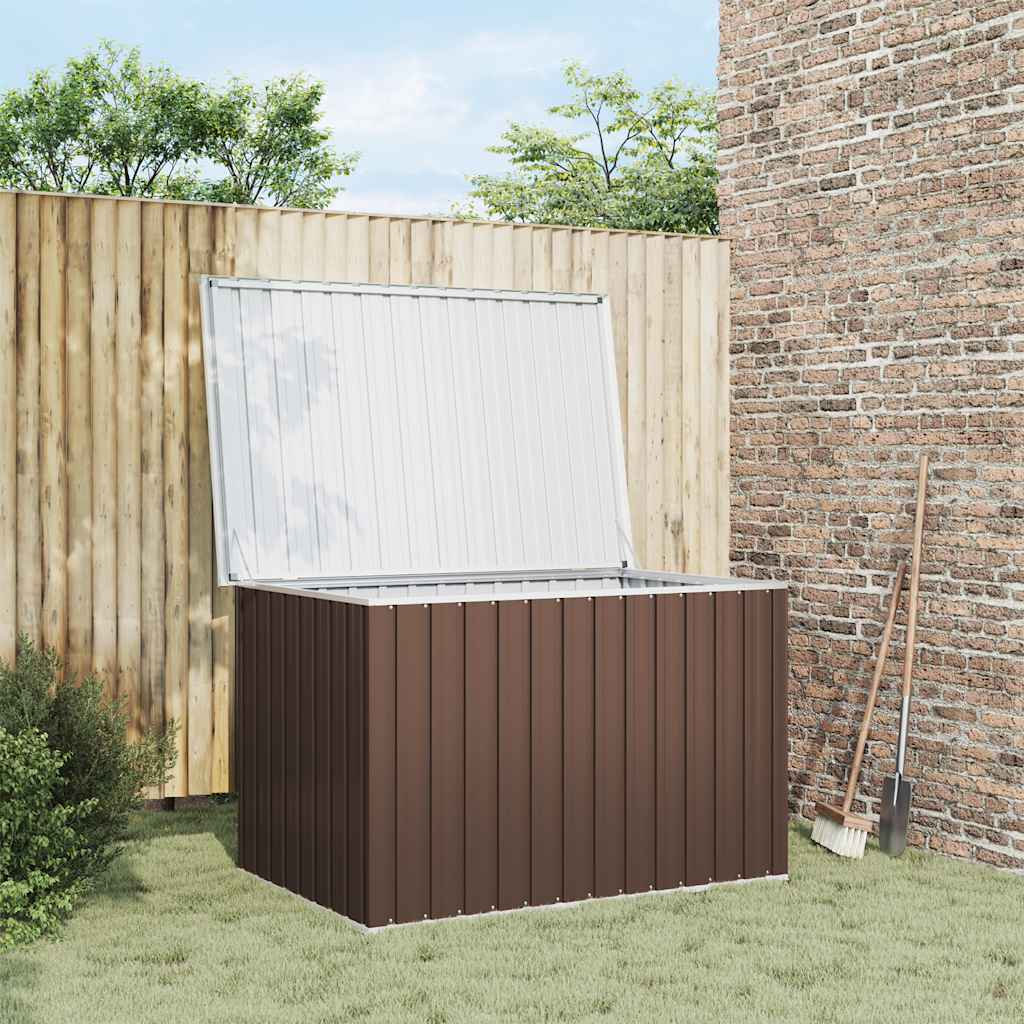 Garden Storage Box Brown 149x99x93 cm