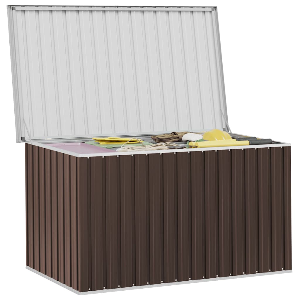 Garden Storage Box Brown 171x99x93 cm