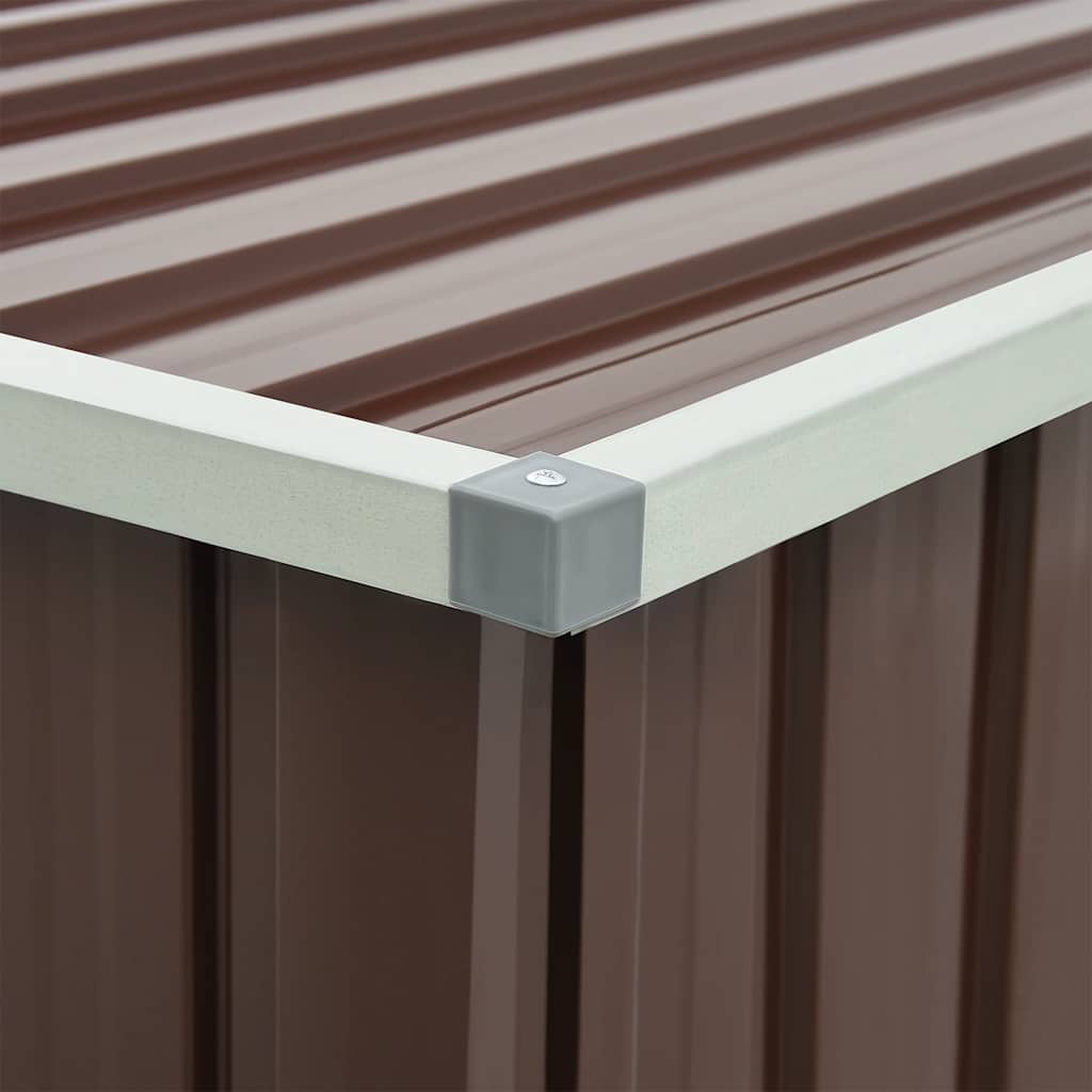 Garden Storage Box Brown 171x99x93 cm