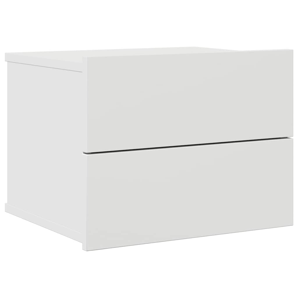 Bedside Cabinet White 40x30x30 cm Engineered Wood