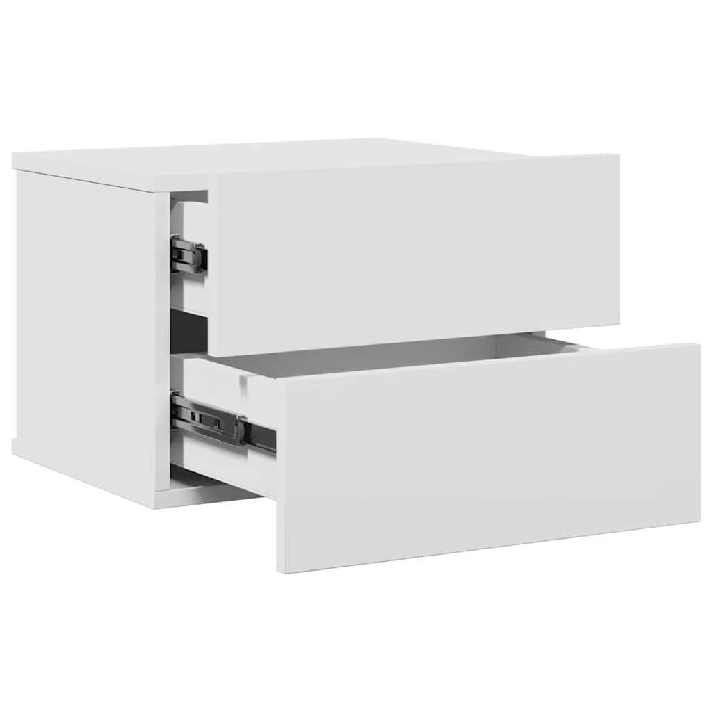 Bedside Cabinet White 40x30x30 cm Engineered Wood