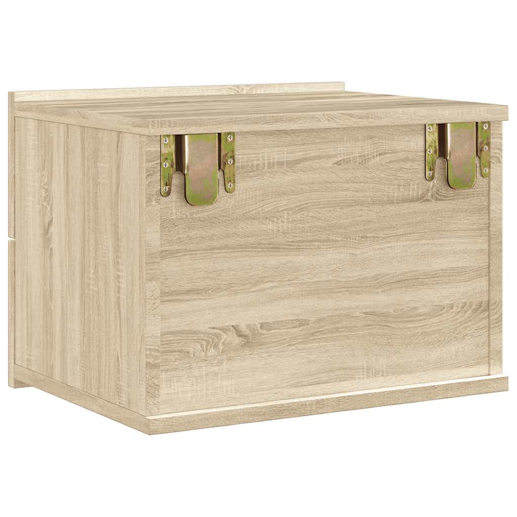 Bedside Cabinet Sonoma Oak 40x30x30 cm Engineered Wood