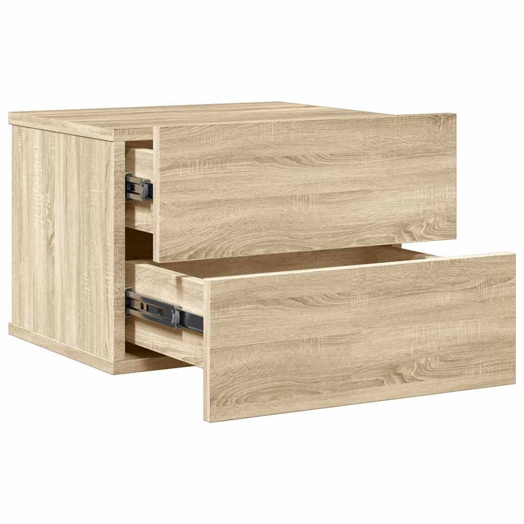 Bedside Cabinet Sonoma Oak 40x30x30 cm Engineered Wood