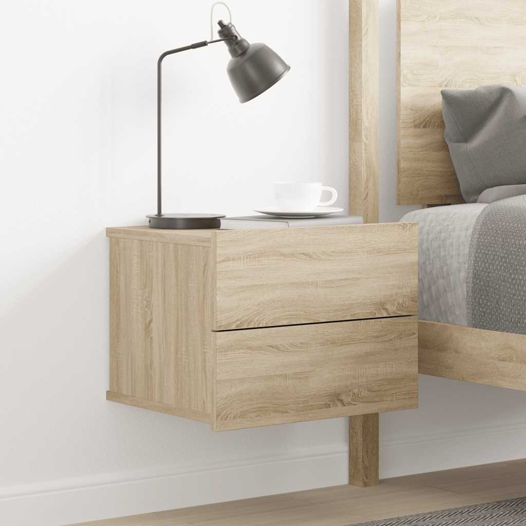 Bedside Cabinet Sonoma Oak 40x30x30 cm Engineered Wood