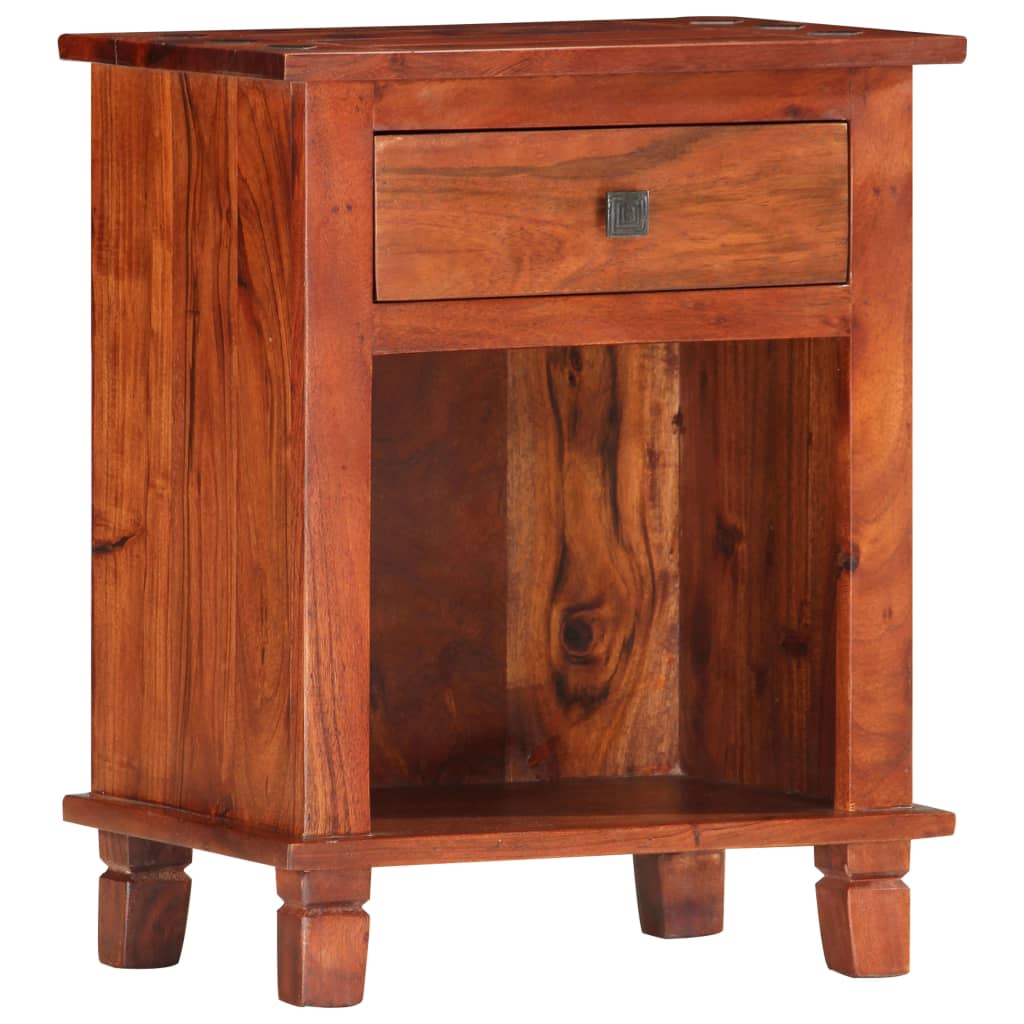 Bedside Cabinet 40x30x50 cm Solid Acacia Wood