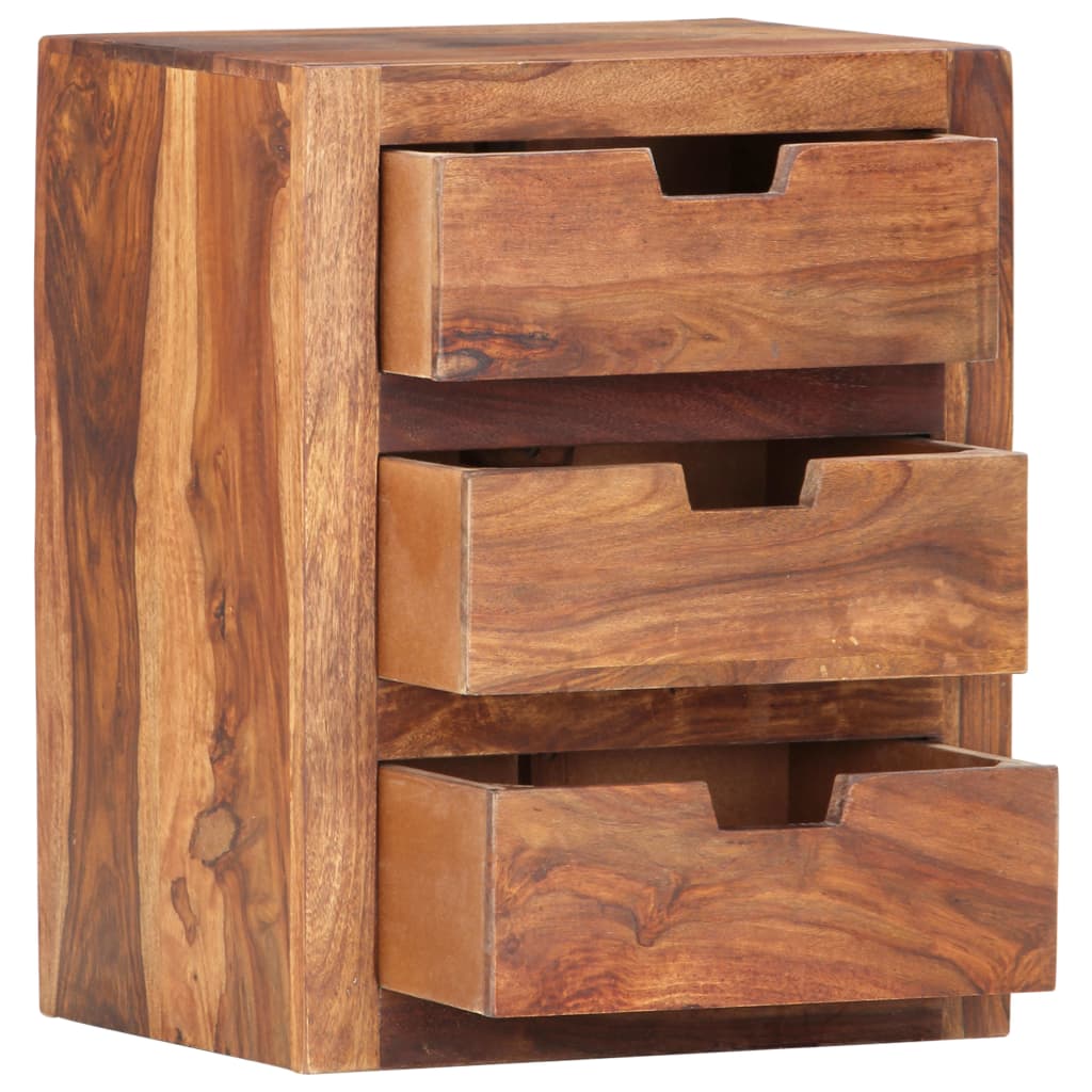 Bedside Cabinet 40x30x50 cm Solid Acacia Wood