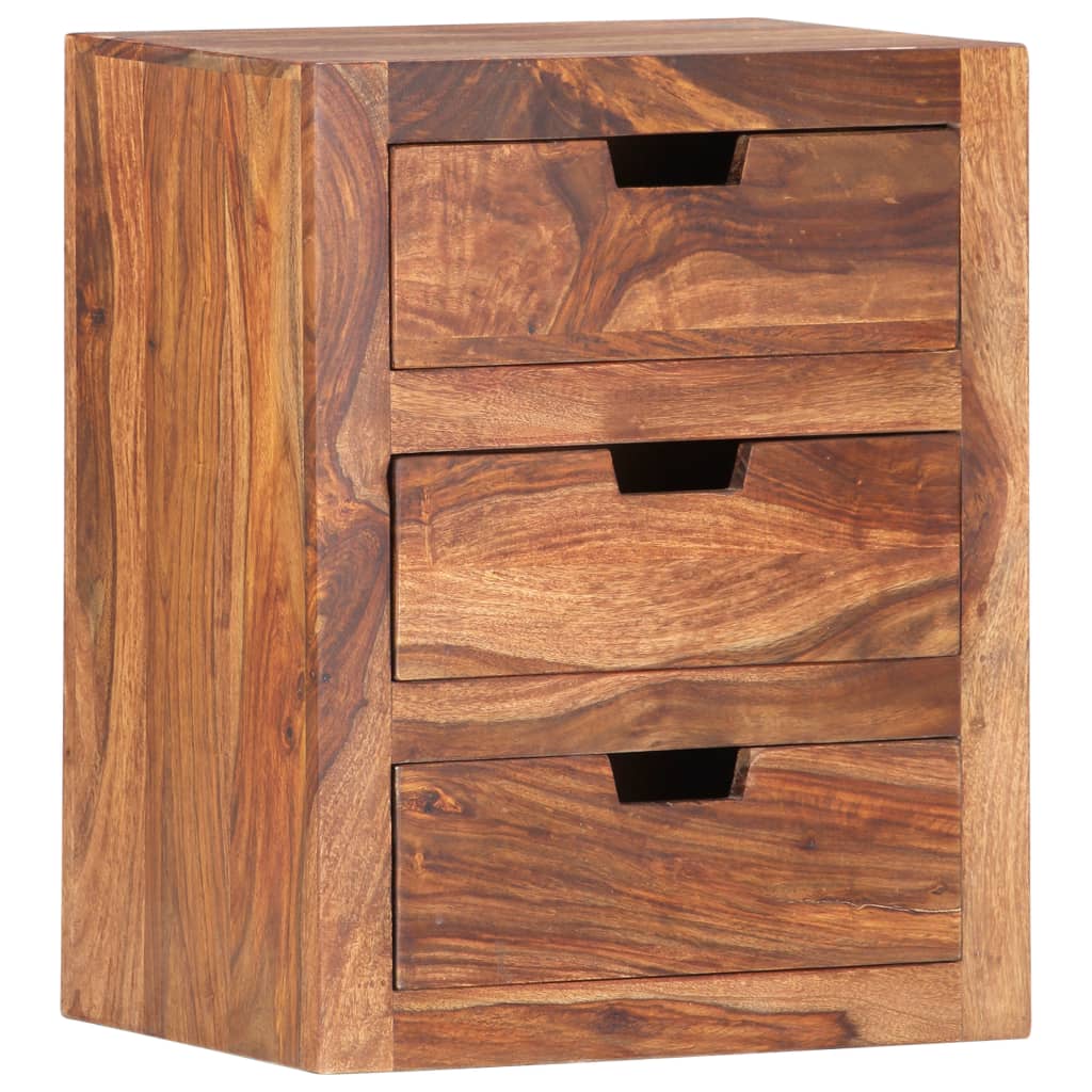 Bedside Cabinet 40x30x50 cm Solid Acacia Wood