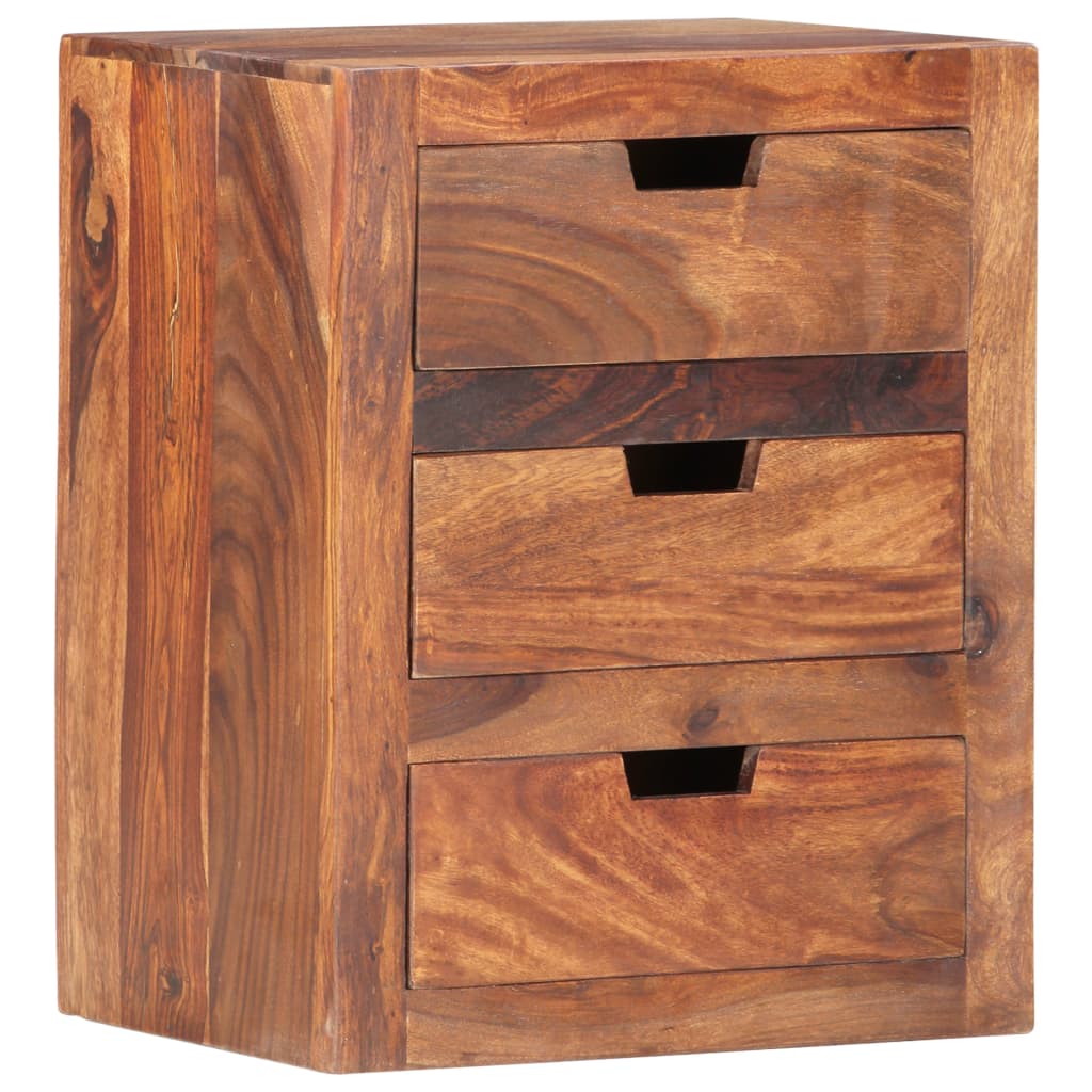 Bedside Cabinet 40x30x50 cm Solid Acacia Wood