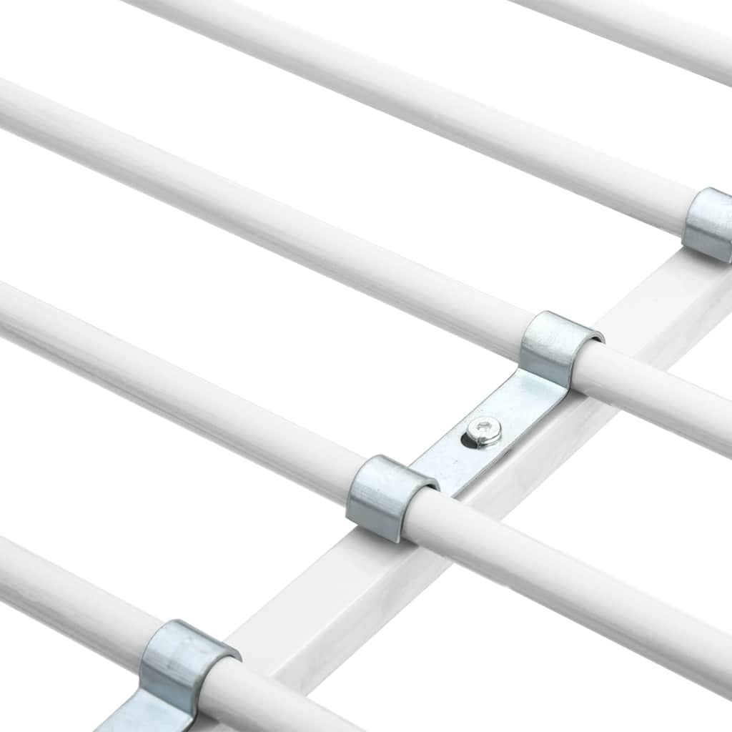 Bunk Bed with Table without Mattress White Metal 90x200 cm