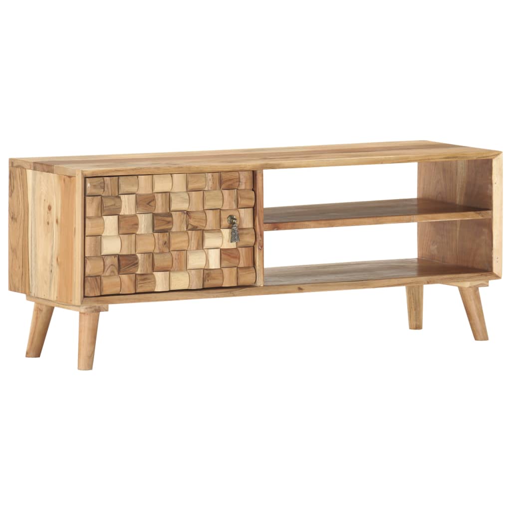 TV Cabinet 100x35x40 cm Solid Acacia Wood