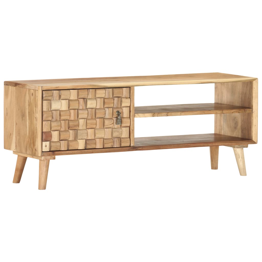 TV Cabinet 100x35x40 cm Solid Acacia Wood