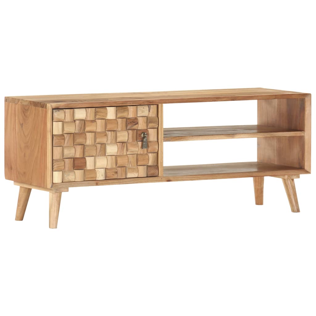 TV Cabinet 100x35x40 cm Solid Acacia Wood