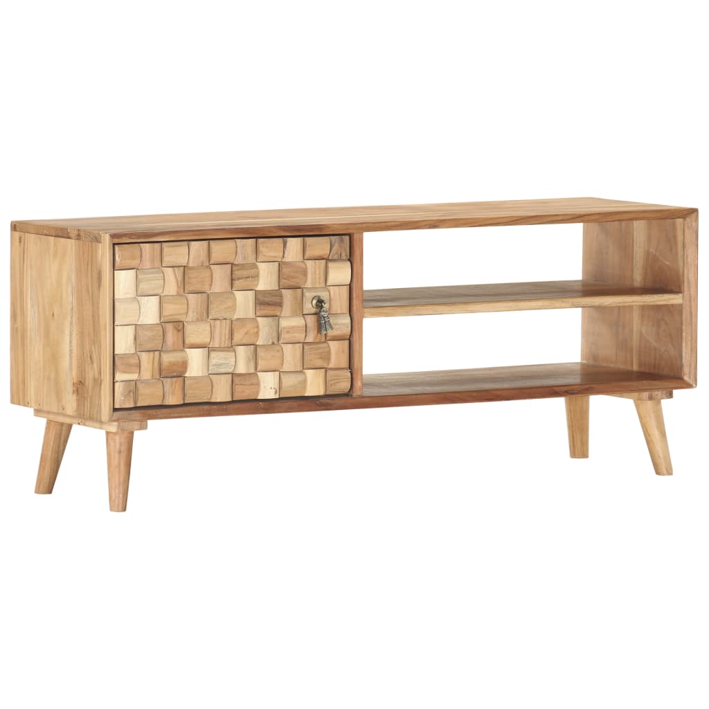 TV Cabinet 100x35x40 cm Solid Acacia Wood