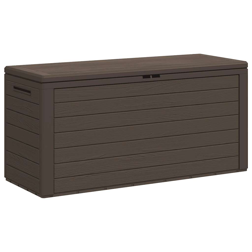 Garden Storage Box Brown 116x44x55 cm