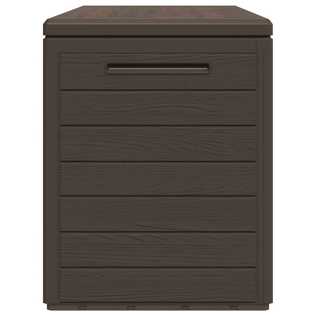 Garden Storage Box Brown 116x44x55 cm