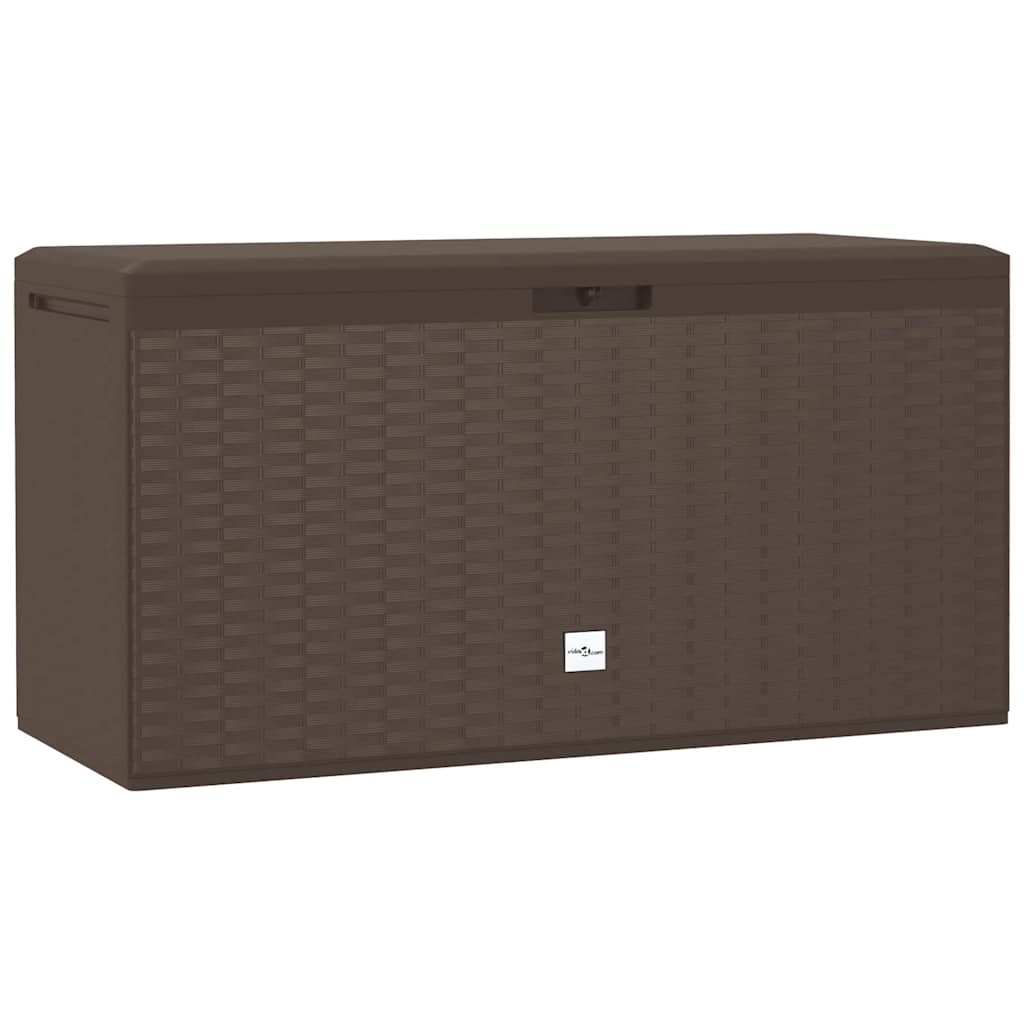 Garden Storage Box Brown 114x47x60 cm