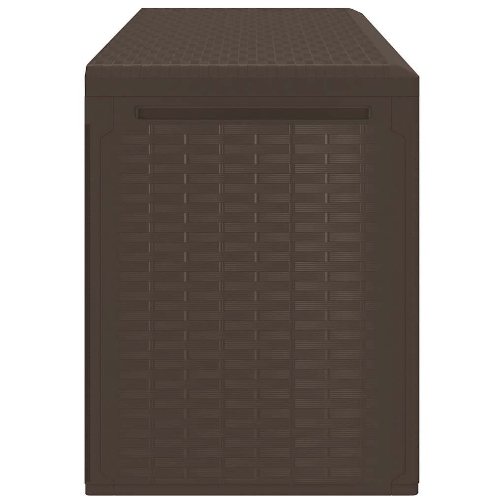 Garden Storage Box Brown 114x47x60 cm
