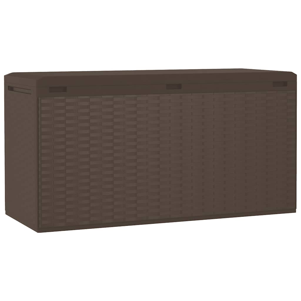 Garden Storage Box Brown 114x47x60 cm