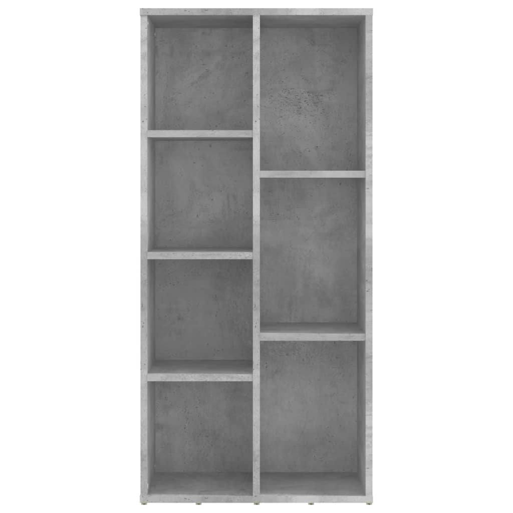 Book Cabinet Concrete Grey 50x25x106 cm Engineered Wood