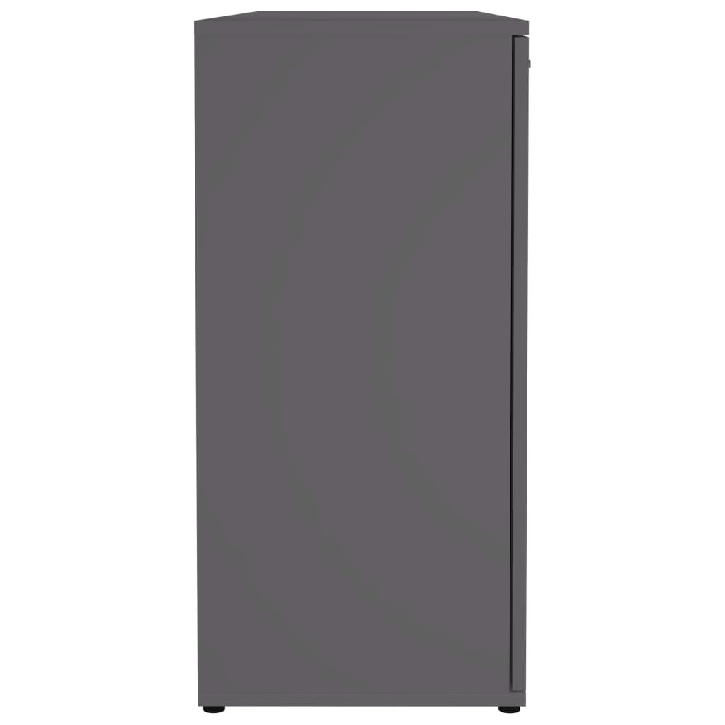 Sideboard Grey 120x35.5x75 cm Engineered Wood