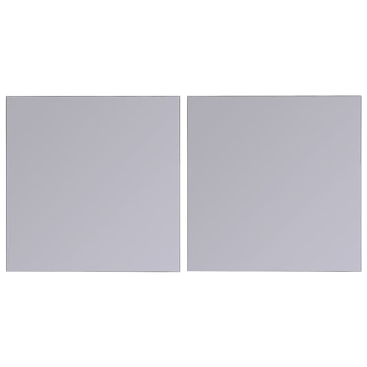 Frameless Mirror Tiles Glass 16 Pcs 20.5 Cm