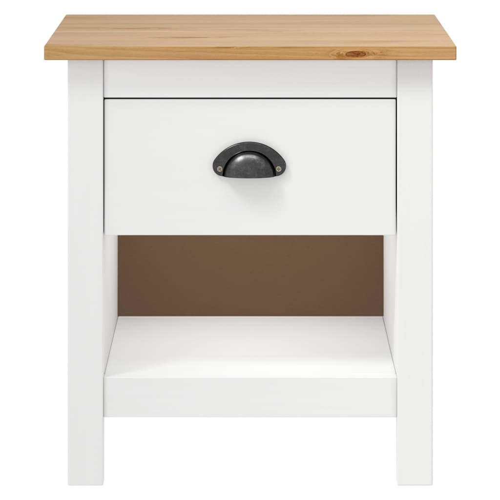 Bedside Cabinets 2 pcs Hill 46x35x49.5 cm Solid Pine Wood