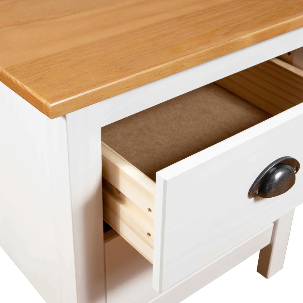 Bedside Cabinets 2 pcs Hill 46x35x49.5 cm Solid Pine Wood