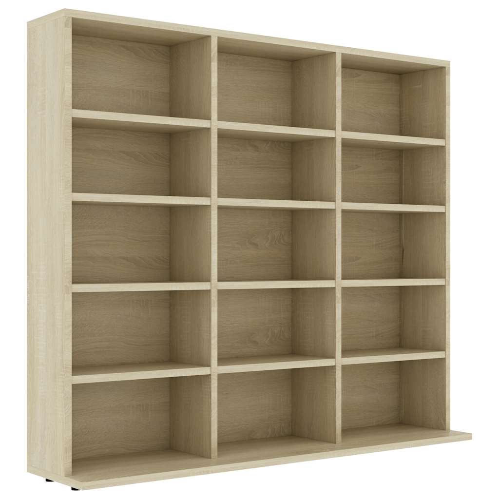 CD Cabinet Sonoma Oak 100x23x89.5 cm Engineered Wood