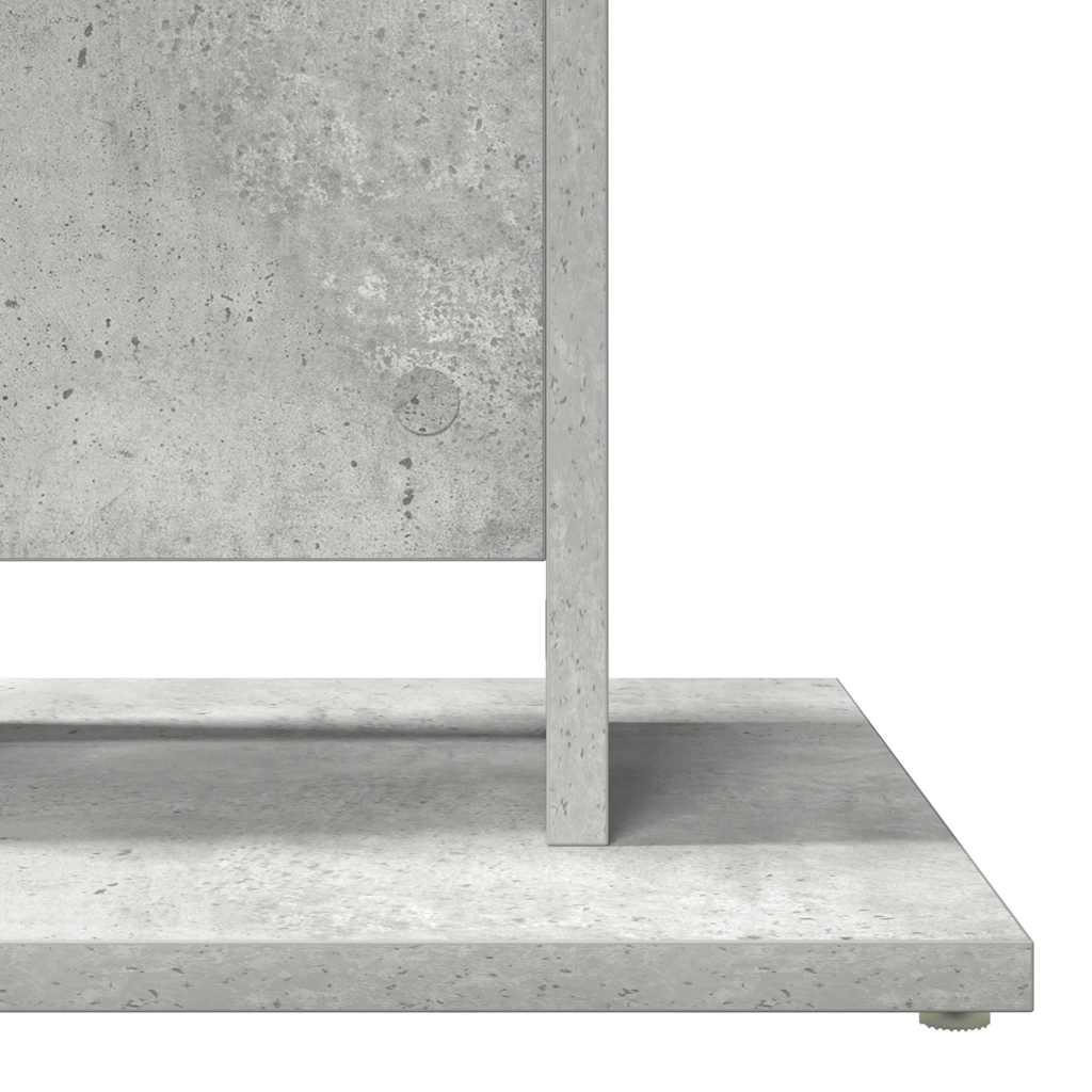 Bistro Table Concrete Grey 60x60x75 cm Engineered Wood