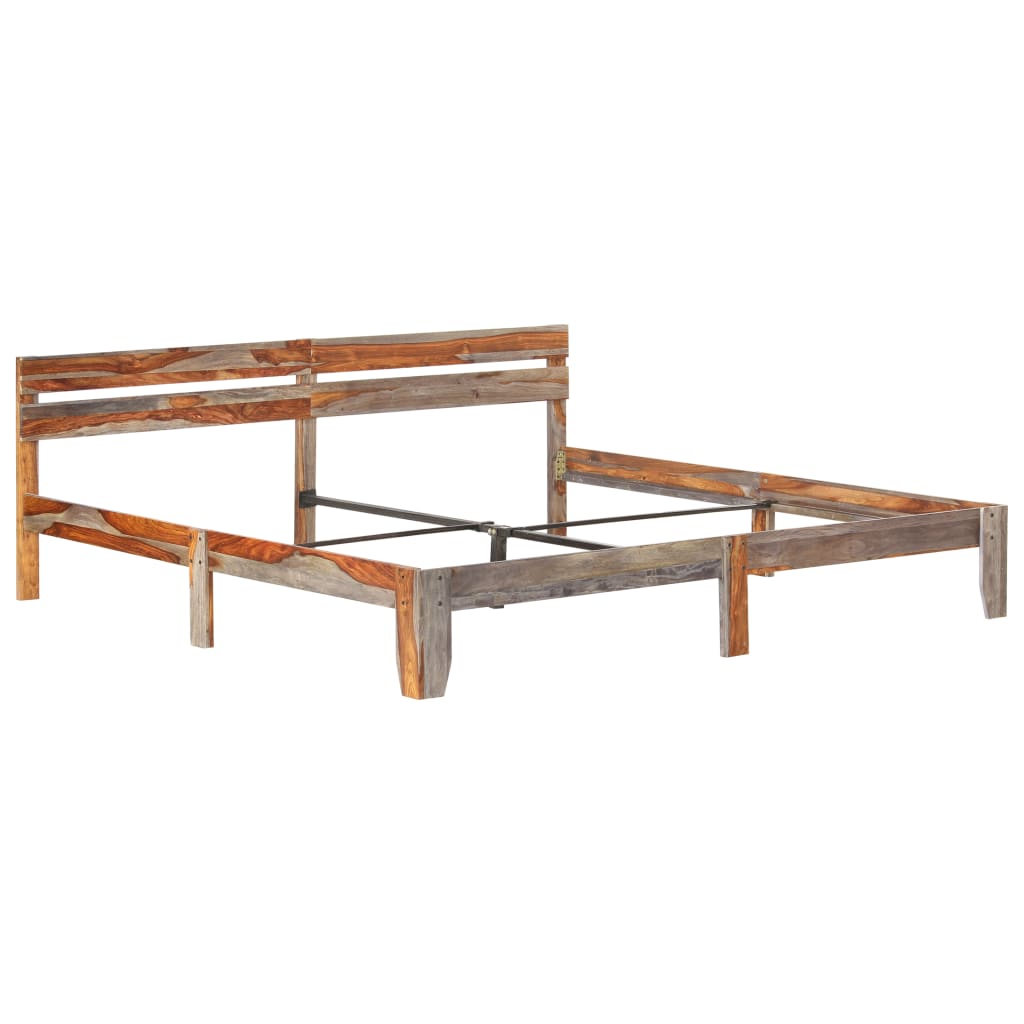 Bed Frame without Mattress Solid Wood 200x200cm