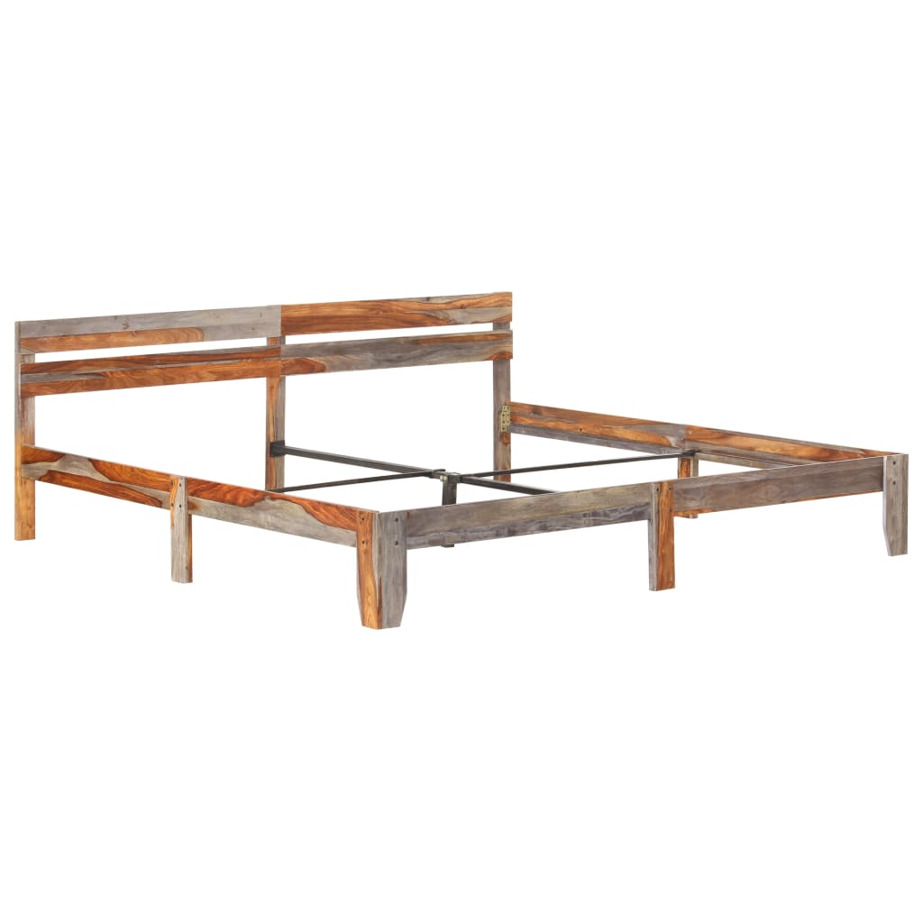 Bed Frame without Mattress Solid Wood 200x200cm