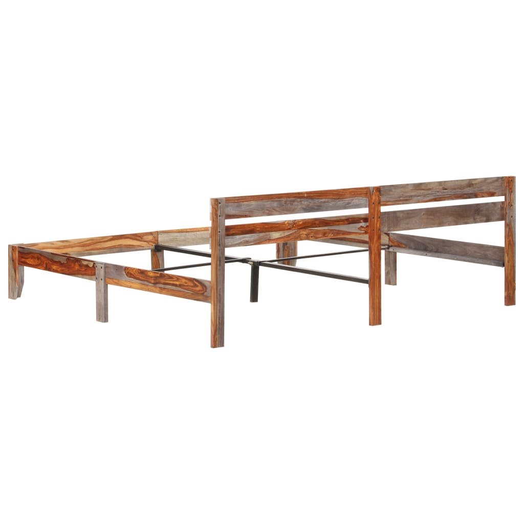 Bed Frame without Mattress Solid Wood 200x200cm