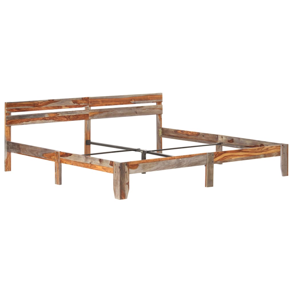 Bed Frame without Mattress Solid Wood 200x200cm