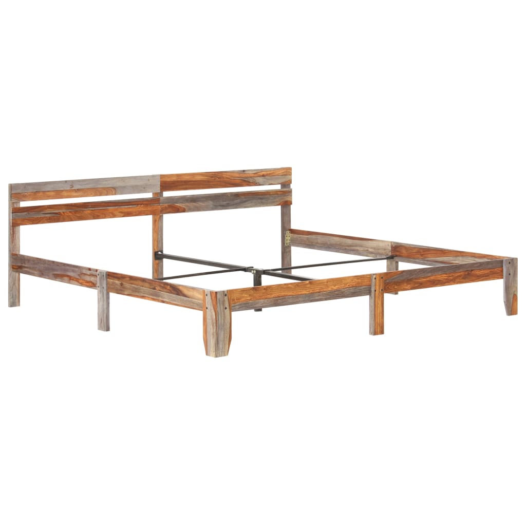 Bed Frame without Mattress Solid Wood 200x200cm