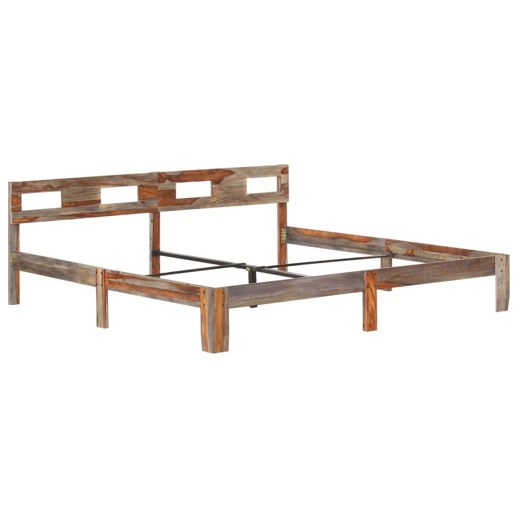 Bed Frame without Mattress Solid Wood 200x200cm
