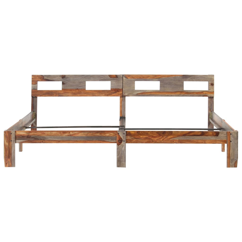 Bed Frame without Mattress Solid Wood 200x200cm