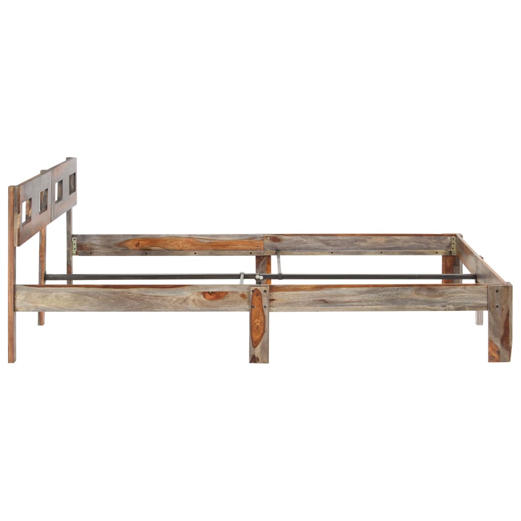 Bed Frame without Mattress Solid Wood 200x200cm